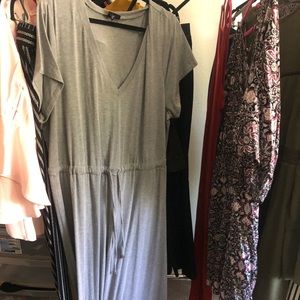 Torrid long gray dress size 3